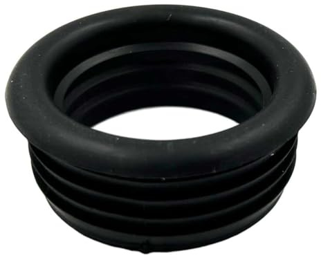 50x40mm Waste Pipe Reducer Drain Boss Adaptor Rubber Black Pushfit Bush