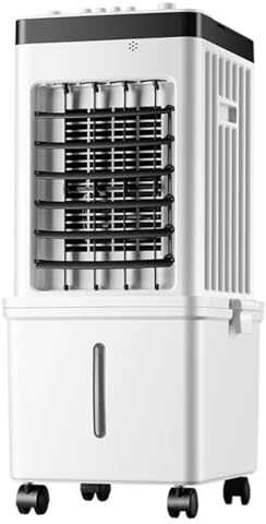 Portable Air Conditioner Evaporative Cooler with Detachable Water Tank, 15H Timer, 3 Modes, 3 Speeds, Quiet 40dB Cooling Fan for Home Office