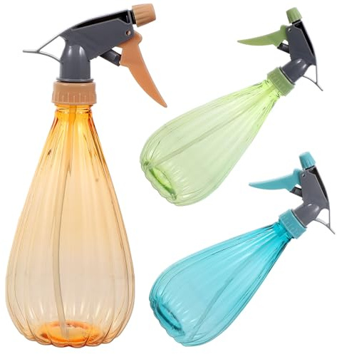Toddmomy 3pcs Portable Small Sprayer Bottle for Gardening with Spill-proof Plastic Design, for Watering Hanging Houseplants and Potted Plants in Gardens and Homes