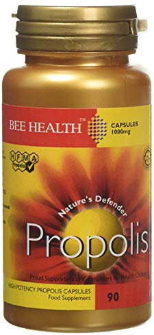 Bee Health 1000 mg Propolis High Potency 90 Capsules, 80 g,9 x 4 x 4 cm
