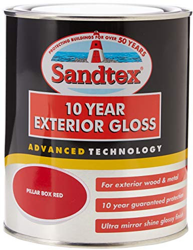 Sandtex Retail 10 Year Exterior Gloss Pillar Box Red 0.75 L
