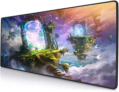 Alfombrilla de ratón para Juegos, CustoMade (35.5 × 15.75In) Alfombrilla de ratón Grande extendida Teclado de computadora Resistente al Agua Alfombrilla de ratón Alfombrilla para