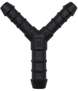 1, 2, 3, 5 oder 10 Stück Y-Schlauchverbinder reduziert 8 x 10 x 8 mm PA GF30 Y Verbinder (2)