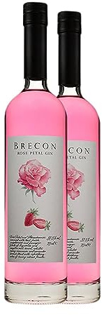 Ginebra Penderyn Brecon Rose Petal Gin 70 cl (Caja de 2 Botellas de 70 cl)