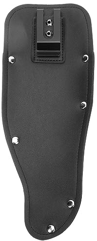 ORFOFE Funda Para Tijeras De Podar De Cuero Pu Para Jardinería, Estuche Protector Negro Para Herramientas De Corte, Porta Alicates y Cubre Podadora Para Uso Campo y Cultivo