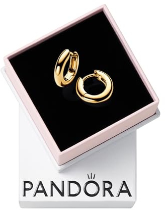 Pandora Essence Creolen, 14-karätig vergoldet