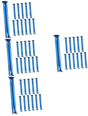 Amosfun 48pezzi Bastoni Gonfiabili per Cheerleading Accessori per Sportivi e Concerti Facili Trasportare e Riutilizzabili Incredibili Acclamazione per