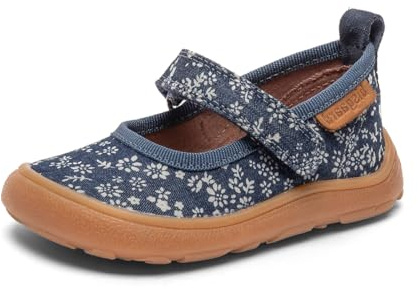 Bisgaard Mädchen Barefoot Ballet Slipper, Wild Flower Blue, 26 EU