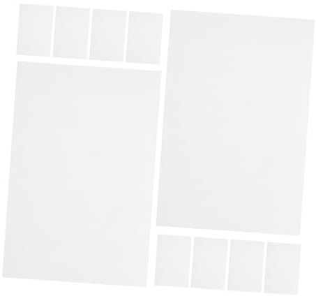 DIYEAH Selbstklebende Filzgleiter 15 Stück Weiß 210x300x1mm Möbelfilzplatten Geräuschdämmend Möbel Und Bodenschutz Für Hartholzböden Stuhl Und Tischunterlagen