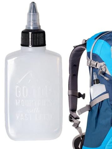 Dispenser per olio da cucina, 100 ml, contenitore ermetico per condimenti liquidi, dispenser per olio da campeggio con tappo a vite, bottiglia per condimenti a prova di perdite per olio, soia