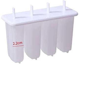El molde de hielo creativo DIY se puede reutilizar Molde for paletas pequeñas de 4 piezas con tapa Molde for helado Moldes for paletas Molde for helado casero Molde for paletas de helado casero