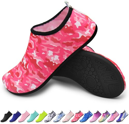 Scarpe da Mare Unisex – Scarpe da Acqua Antiscivolo per Spiaggia, Piscina, Yoga, Surf – Leggere, Traspiranti e Asciugatura Rapida