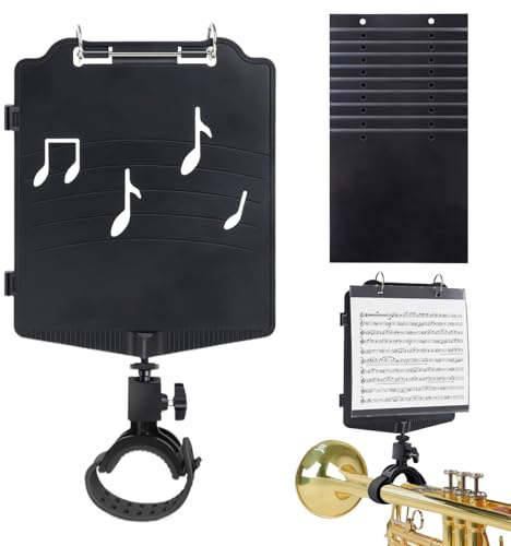 Atril Portátil Para Música,Soporte Portátil Estable De Gran Capacidad Y Alta Resistencia - Soporte Para Lira Musical De Trompeta,Para Violín, Piano, Guitarra, Trompeta, Clarinete, Bombo
