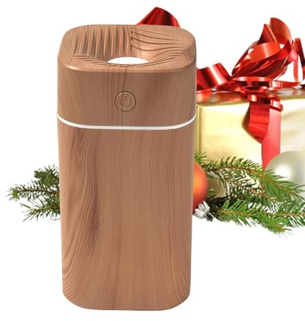 Humidificador Pequeño,300ml Silencioso Iluminado Recargable,Humidificador De Vapor Caliente Para El Hogar Con Purificador De Aire - Para Guardería Salón Dormitorio Hogar Oficina Viaje Coche