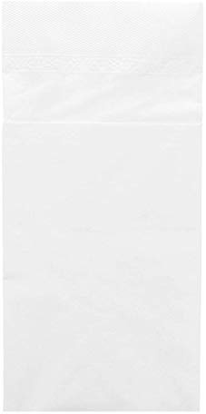García de pou Serviettes Kangourou Ecolabel 2 Plis 18 G/M2 40X40 Cm Blanc Tissue - 1000 unités