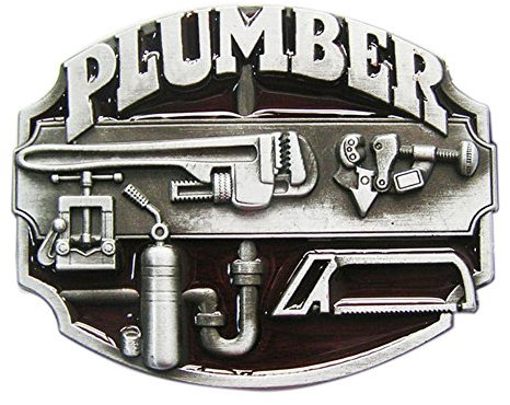 Urban Backwoods Plumber II Gürtelschnalle für Wechselgürtel Buckle