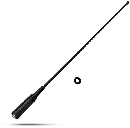 HYS 772 SMA-Buchse UHF/VHF Funkgerät Antenne | 144/430MHz, Kompatibel mit Baofeng UV-5R UV-21 PRO Quansheng UV-K5 TYT TH-UV88 Radioddity GD-77 Walkie Talkie