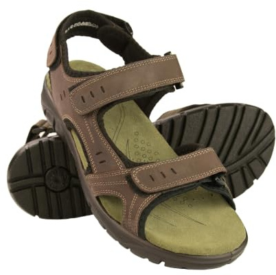 Zerimar Sandaler Herr | Lädersandaler Sommar | Vandringsandaler | Lädersandelsandaler | Trekking Sandaler Herr