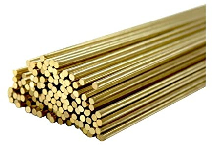 Brass Rod, Brass Welding Wire, Solid Brass Rod, Length 1000mm, Stock Combination of Lathe Rod (Color : 20PCS-1.6MM*1000MM)