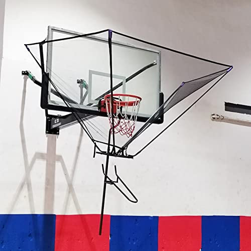 Basketball-Shot-Returner-Basketball-Return-System aus Metall, Indoor-Outdoor-Basketball-Return-Aufsatz für Korb, zeitsparende Basketball-Rebounder-Shot-Returner-Ausrüstung