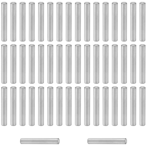 HO2NLE 50 Perni Cilindrici Ø6x40mm Spina Centraggio Cilindrica Tassello Perno per Metallo Dispositivi, Mobili Installazione, Industriale, Fai da Te