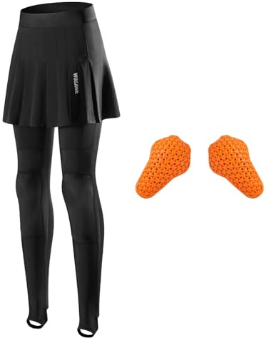 DIRBAK Pantaloni da Moto da Donna, Trasparenti, Riflettenti, CE2， Protettivo, Traspirante, Mesh Like, Aderente, Taglia S M、L