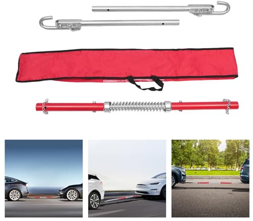 Esyogen 3 Tonne Steel Towing Pole Used to Connect Two Vehicles Towing Pole Steel Pipe Tow Bar 1.85m Length Emergency Recovery Tow for Car, off-road Vehicles