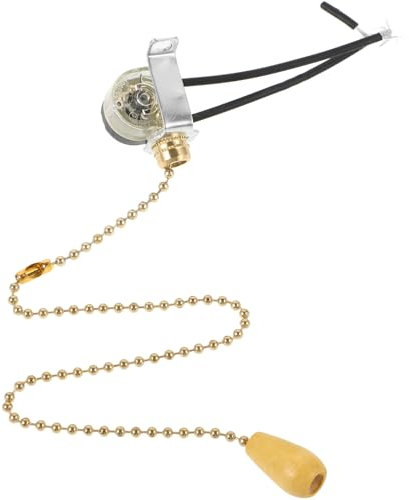 HOMSFOU Interrupteur à Tirette Pour Plafonnier Et Appliques Murales Accessoire De Remplacement Pour Interrupteur à Chaînette