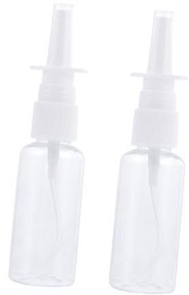 VANZACK 2 Stück Tragbarer Nasenspüler für Babys mit 20ml Fassungsvermögen Pet Material Nasenverstopfung und Sorgt für Gründliche Nasenreinigung