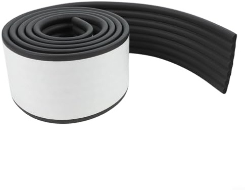 Eawfgtuw Ruban isolant pour tuyau d'eau - 2 m x 8 cm - Bande de mousse antigel - Protection thermique pour plomberie extérieure - Film autocollant pour temps froid - Noir