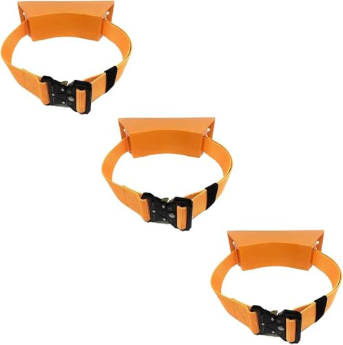 Support de bouteille de propane for hôpital/commercial/domestique, support de bouteille d'oxygène orange noir - Peut contenir 1 bouteille(Orange,3pcs)