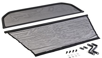 Tief-Tech Windschott für Porsche 911 964 Cabriolet mit Elektr. Verdeck 1988-1994 - Schwarz | Windabweiser | Windblocker | Wind Deflector