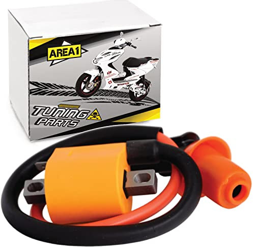 1 bobina di accensione da corsa da 1 pin per motori compatibile con a 2 tempi