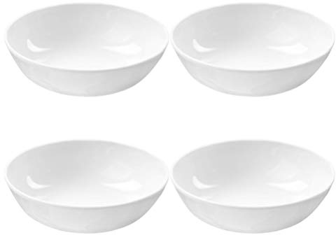 4 St¨¹ Saucensch?lchen/Dipschale aus Keramik, Dessertschale, Snackschale, Eisschale f¨¹r K¨¹che, 7,8 x 7,8 x 2,1 cm