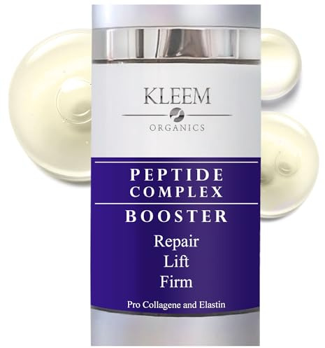 Collagen Peptide Serum for Face with Hyaluronic Acid – Firming Anti Wrinkle Face Serum for Women & Men to Improve Elasticity, Brighten Skin Tone & Smooth Texture – Proven to Work – 30ml