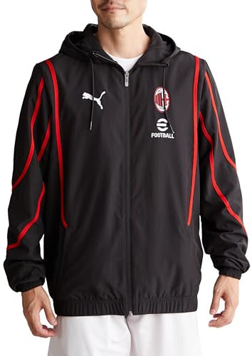 Puma AC Milan Prematch Herrenjacke 2024 2025, Erwachsene, rot, L