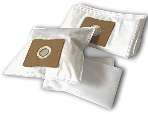 ZZ-Clan - 10 Vacuum Cleaner Bags Compatible with Amazon Basics 15C (+ 2 Filters) - Micro Fleece 5-Ply - Best Performance