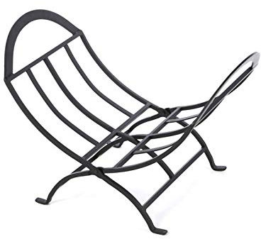 Scaffale per legna da ardere resistente per caminetto interno ed esterno, robusto cestino portaoggetti per tronchi, organizer per impilatore di legno con slot per attrezzi per camino