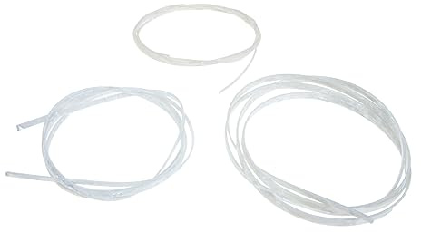 Generisch 3St bindestreifen selber machen Gitarrenbindestreifen Dämpfer Gitarrenbund-Werkzeuge acoustic guitar akustikgitarren Randeinlagen für Gitarrenbindungen Gitarrendekor Zelluloid Weiß