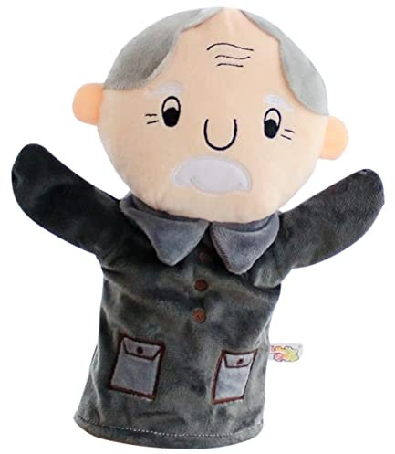 TOYANDONA Familien Handpuppe Puppen Mini Plüschtiere Die Marionetten Mathe Spiele Für Von 6–8 Jahren Schwarzes Tuch