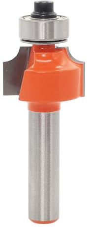 AKYLIN - Fresas redondas de 8 mm, radios de puntas de 4 mm, fresas con bordes redondos con rodamiento de bolas para madera