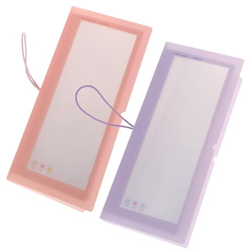Sewroro 2pcs Empty Stickers Display Album Collecting Books Sticker Collecting Holder for Stationery Organizer Display Book for Boys and Girls and Organized Storage