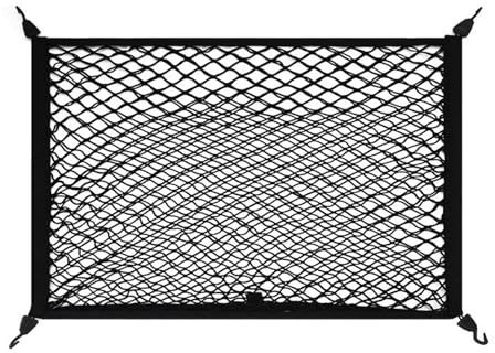 Filet de Coffre de Voiture pour Peugeot Partner/Partner Tepee/Partner Electric/e-Partner, Filet Élastique en Nylon pour Bagages, Filet Fixe, Accessoires pour Bagages,B Double Layer-60 * 40cm