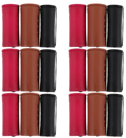 TOYZFRIENDY Dauerwellenwickler 18 Stück aus Kunststoff mit Elastischer Befestigung 3 Größen für Kurze Mittlere und Lange Naturlocken Kaltwellenwickler ohne Hitze für Damen Haarstyling