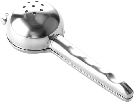 SUPVOX Presse-citron Manuel en Acier Inoxydable, Grand Modèle, Outil Cuisine Solide, Presse-agrumes Facile à Utiliser pour Citrons, Limes et Autres Fruits, Extracteur de Jus Pratique