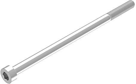 SECCARO Zylinderschraube M6 x 110 mm, Edelstahl V2A VA A2, DIN 912 / ISO 4762, Innensechskant, Teilgewinde, 20 Stück