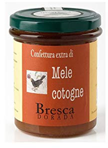 Vasetto x 230 gr - Confettura di mela cotogna, coltivata in Sardegna nei poderi di Bresca Dorada, a Muravera