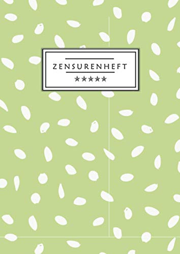 Zensurenheft: Notenheft für Lehrer mit extra großen Spalten | DIN A4 | Green Harmony