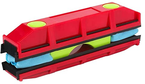 ljtao Magnetic window cleaner, Household wiper double-sided magnet window cleaner, Glass window cleaner Glass glaze cleanerDouble glass window cleaner tool
