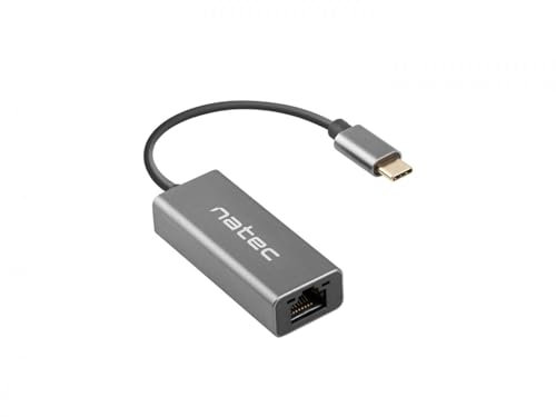 Adaptador NATEC Cricket USB-C 3.1 A ETHERNET RJ45 1GB